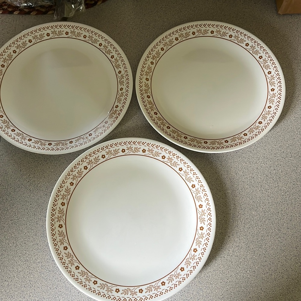 Corelle Ginger pattern Summer Impressions Dinner plate.
